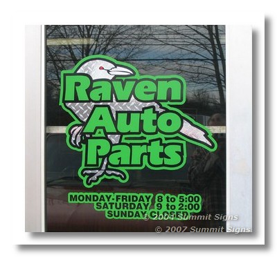 Raven Door Lettering